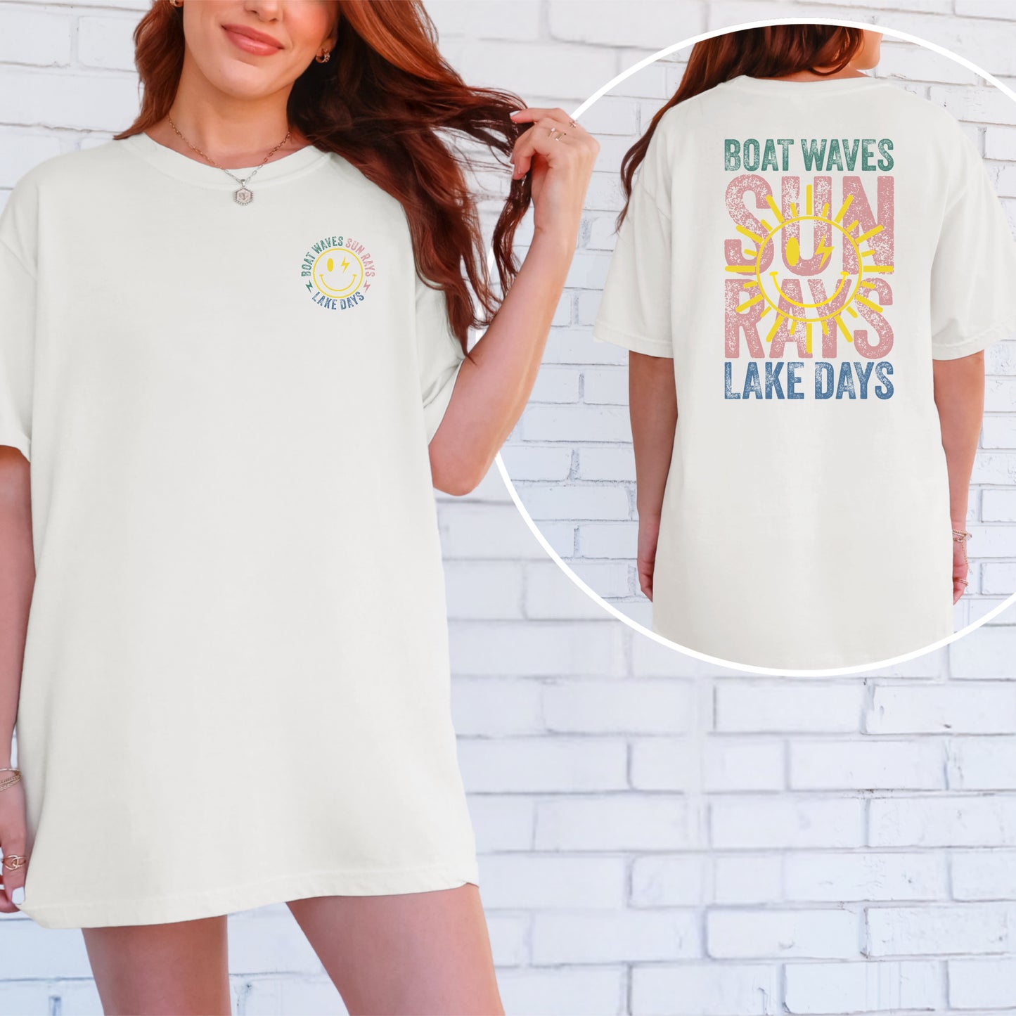 Boat Waves, Sun Rays, Lake Days