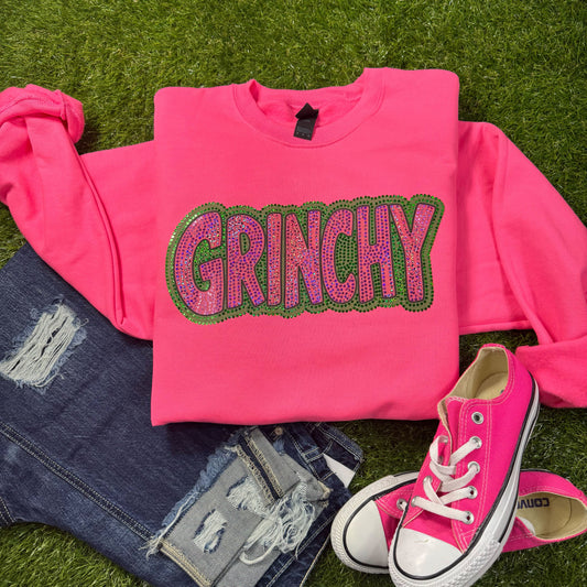 Grinchy Spangle Sweatshirt
